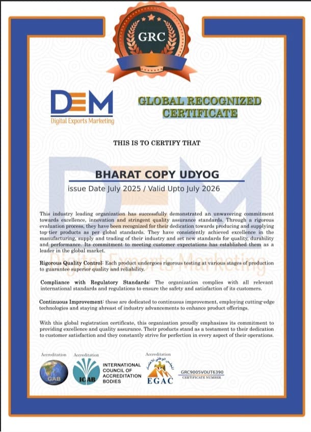 ISO Certificate